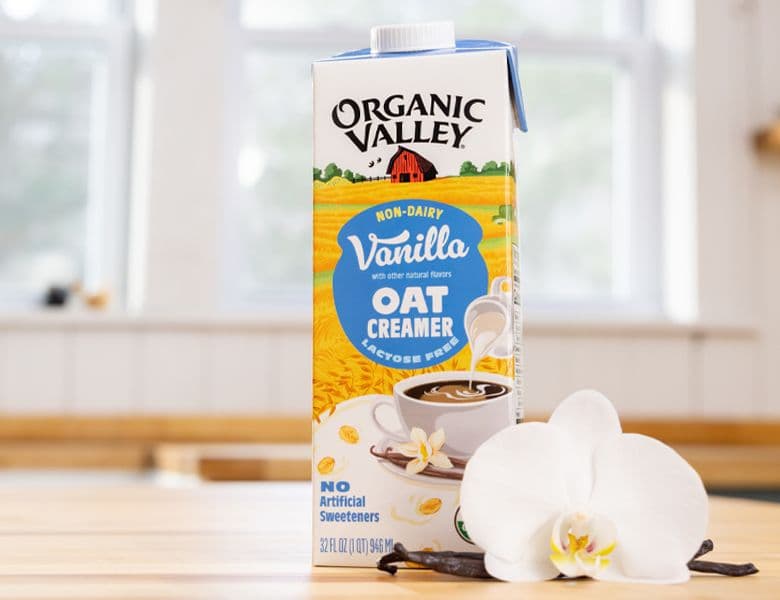 Organic Valley Vanilla Oat Creamer.